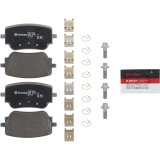 Brembo 21-22 Mercedes-Benz CLA35 AMG/GLB35 AMG/GLA35 AMG/A35 AMG/CLA45 AMG Rear NAO Brake Pad thumbnail 2