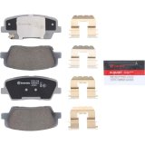 Brembo 17-18 Kia Sorento/ Hyundai Santa Fe Sport Rear NAO Brake Pad thumbnail 2