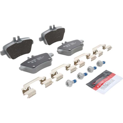 Brembo 14-18 Mercedes-Benz CLA250 Rear NAO Brake Pad thumbnail 1