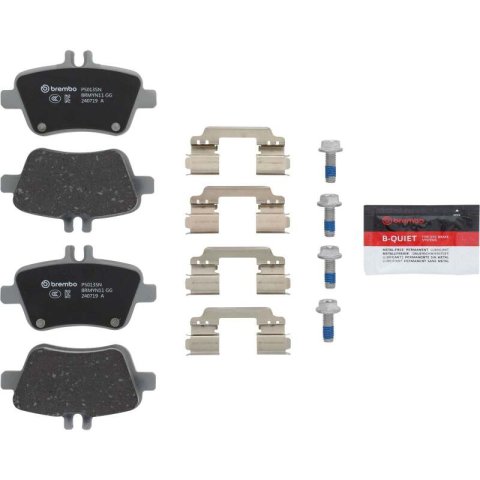 Brembo 14-18 Mercedes-Benz CLA250 Rear NAO Brake Pad thumbnail 2