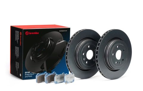 Brembo OE 12-21 Tesla Model S/16-21 Model X EV Brake Kit - Rear thumbnail 2