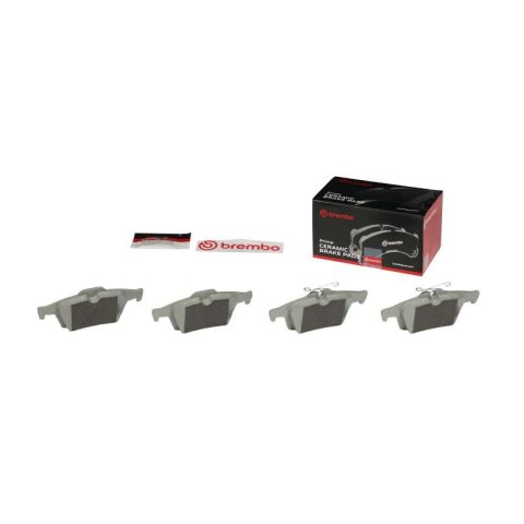 Brembo OE 07-13 Volvo C30/06-13 C70/04-11 S40/05-11 V50 PRIME Ceramic Brake Pad - Rear thumbnail 1