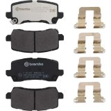 Brembo OE 17-20 Acura MDX/14-20 RLX/15-20 TLX/18-24 Honda Odyssey PRIME Low-Met Brake Pad - Rear thumbnail 2