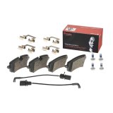 Brembo OE 12-18 Audi A6/A7/14-18 RS7/13-18 S6/S7/20-24 Porsche Macan Low-Met Brake Pad - Rear thumbnail 1