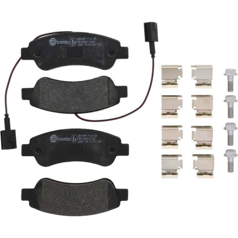 Brembo OE 2015 RAM ProMaster 1500/17-21 ProMaster 1500/2015 ProMaster 2500 Low-Met Brake Pad - Rear thumbnail 2