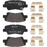 Brembo OE 21-22 Hyundai Accent/19-24 Nexo/2016 Sonata/2019 Sonata PRIME Low-Met Brake Pad - Rear thumbnail 2