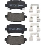 Brembo OE 13-17 Cadillac XTS/2019 XTS/14-19 Chevrolet Impala/2010 Saab 9-5 Low-Met Brake Pad - Rear thumbnail 1