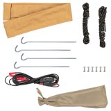 ARB Touring Retractable Awnings With Light Kit 814411 Awning, Tan, Aluminum Case, Kit, 98 in. Length, 98 in. Width, Each thumbnail 4