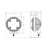 ARB Nacho 5.75in Offroad TM5 Amber White LED Light Set thumbnail 6