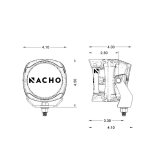ARB Nacho 4in Offroad / SAE Combo White LED Light thumbnail 6