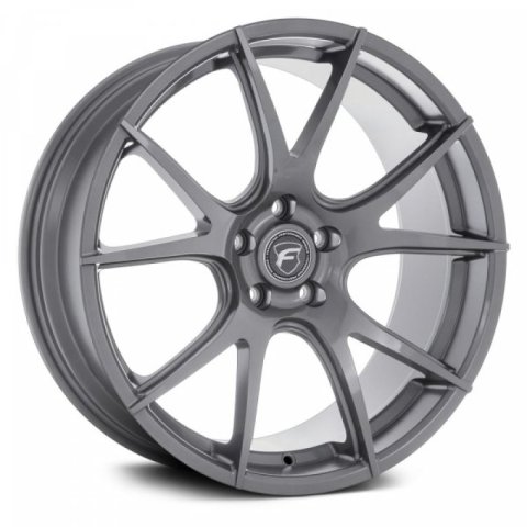 Forgestar CF5V 19x9 / 5x114.3 BP / ET35 / 6.4in BS Gloss Anthracite Wheel thumbnail 2