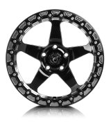 Forgestar D5 Beadlock 15x10 / 5x114.3 BP / ET50 / 7.5in BS Gloss Black Wheel thumbnail 3