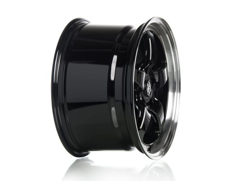 Forgestar D5 Drag 17x5.0 / 5x120.65 BP / ET-26 / 2.0in BS Gloss Black Wheel thumbnail 2