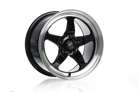 Forgestar D5 Drag 17x5.0 / 5x120.65 BP / ET-26 / 2.0in BS Gloss Black Wheel thumbnail 3
