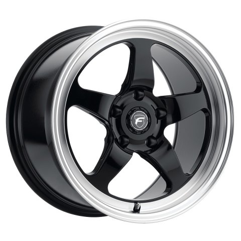 Forgestar D5 Drag 17x5.0 / 5x120.65 BP / ET-26 / 2.0in BS Gloss Black Wheel thumbnail 6