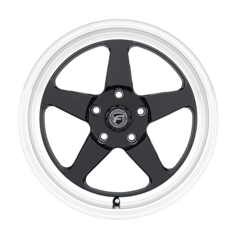 Forgestar D5 Drag 17x10 / 5x139.7 BP / ET38 / 7.0in BS Gloss Black Wheel thumbnail 1