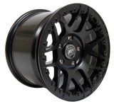 Forgestar F14 Beadlock 15x10 / 5x115 BP / ET22 / 6.4in BS Satin Black Wheel thumbnail 1