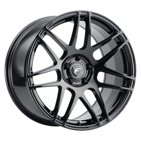 Forgestar F14 20x9.0 / 5x114.3 BP / ET35 / 6.4in BS Gloss Black Wheel thumbnail 1