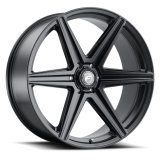 Forgestar X6 24x10 / 6x139.7 BP / ET25 / 6.5in BS Satin Black Wheel thumbnail 1