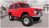 Bushwacker 66-77 Ford Bronco Cutout Style Flares 2pc - Black thumbnail 2