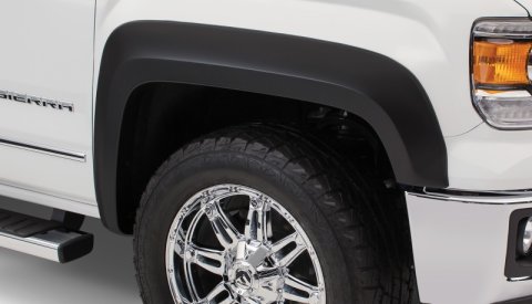Bushwacker 16-18 GMC Sierra 1500 Extend-A-Fender Style Flares 4pc - Black thumbnail 2