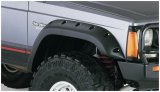 Bushwacker 84-01 Jeep Cherokee Cutout Style Flares 2pc Fits 4-Door Sport Utility Only - Black thumbnail 3