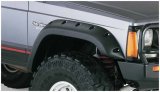 Bushwacker 84-01 Jeep Cherokee Cutout Style Flares 2pc Fits 4-Door Sport Utility Only - Black thumbnail 8