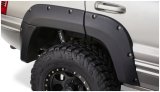 Bushwacker Cut-Out Fender Flares for 1999-2004 GRAND CHEROKEE - 10072-07 Flares, Style, Rear, Black, Dura-Flex Thermoplastic, Jeep, Pair thumbnail 4