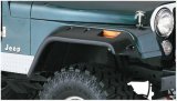 Bushwacker 59-83 Jeep CJ5 Cutout Style Flares 2pc - Black thumbnail 1