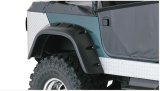 Bushwacker 59-83 Jeep CJ5 Cutout Style Flares 2pc - Black thumbnail 1