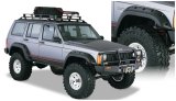 Bushwacker Cut-Out Fender Flares for 1984-2001 CHEROKEE - 10911-07 Flares, Cut-Out, Front, Rear, Black, Dura-Flex Thermoplastic, Jeep, Set of 4 thumbnail 2
