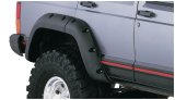 Bushwacker Cut-Out Fender Flares for 1984-2001 CHEROKEE - 10911-07 Flares, Cut-Out, Front, Rear, Black, Dura-Flex Thermoplastic, Jeep, Set of 4 thumbnail 4