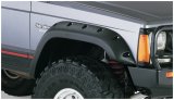 Bushwacker Cut-Out Fender Flares for 1984-2001 CHEROKEE - 10911-07 Flares, Cut-Out, Front, Rear, Black, Dura-Flex Thermoplastic, Jeep, Set of 4 thumbnail 6