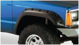 Bushwacker 84-01 Jeep Cherokee Cutout Style Flares 4pc Fits 2-Door Sport Utility Only - Black thumbnail 7