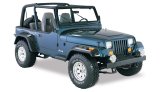 Bushwacker 87-95 Jeep Wrangler Cutout Style Flares 4pc Cutting Optional Not Renegade - Black thumbnail 3