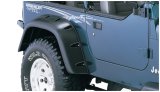 Bushwacker 87-95 Jeep Wrangler Cutout Style Flares 4pc Cutting Optional Not Renegade - Black thumbnail 4
