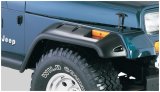 Bushwacker 87-95 Jeep Wrangler Cutout Style Flares 4pc Cutting Optional Not Renegade - Black thumbnail 6