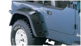Bushwacker 87-95 Jeep Wrangler Cutout Style Flares 4pc Cutting Optional Not Renegade - Black thumbnail 7