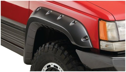 Bushwacker 93-98 Jeep Grand Cherokee Cutout Style Flares 4pc - Black thumbnail 4