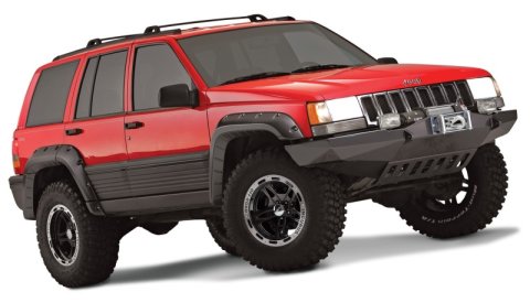 Bushwacker 93-98 Jeep Grand Cherokee Cutout Style Flares 4pc - Black thumbnail 6