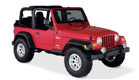 Bushwacker 97-06 Jeep TJ Max Pocket Style Flares 4pc - Black thumbnail 5