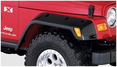Bushwacker 97-06 Jeep TJ Max Pocket Style Flares 4pc - Black thumbnail 6
