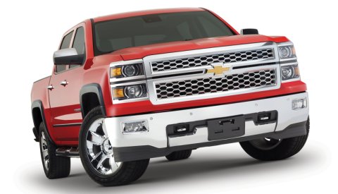 Bushwacker 15-18 Chevy Silverado 2500 HD Fleetside OE Style Flares 4pc 78.8/97.8in Bed - Black thumbnail 2