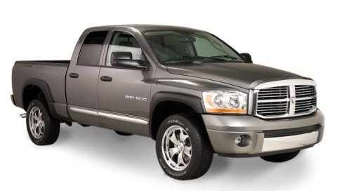 Bushwacker 06-08 Dodge Ram 1500 Fleetside OE Style Flares 4pc 75.9/76.3in Bed - Black thumbnail 2