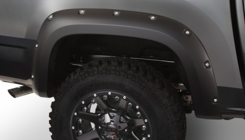 Bushwacker 15-18 GMC Canyon (Excl. ZR2) Fleetside Pocket Style Flares 2pc 74.0in Bed - Black thumbnail 3