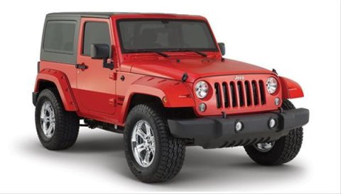 Bushwacker 07-18 Jeep Wrangler Pocket Style Flares 2pc - Black thumbnail 5
