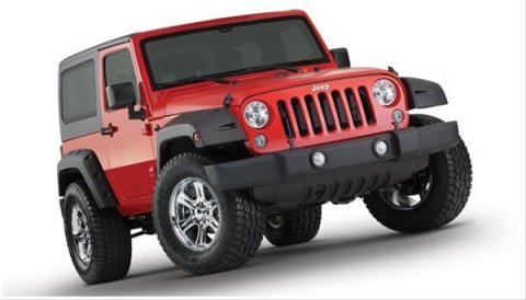 Bushwacker 07-18 Jeep Wrangler Pocket Style Flares 2pc - Black thumbnail 6
