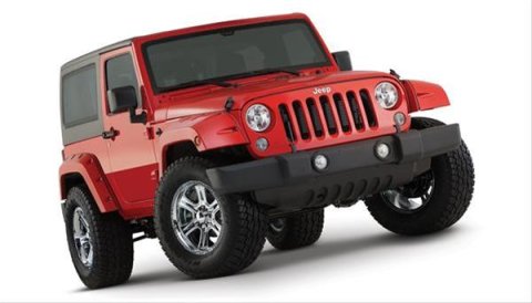 Bushwacker 07-18 Jeep Wrangler Pocket Style Flares 2pc - Black thumbnail 7