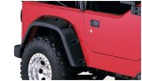 Bushwacker Pocket-Style Fender Flares for 1997-2006 WRANGLER - 10042-07 Flares, Pocket Style, Rear, Black, Dura-Flex Thermoplastic, Jeep, Pair thumbnail 3