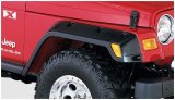 Bushwacker 97-06 Jeep TJ Pocket Style Flares 2pc - Black thumbnail 3